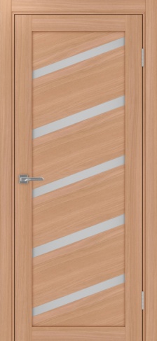 Полотно Турин 506 У ясень тёмный Размер 700х2000мм Покрытие Экошпон Стекло Матовое