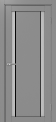 Полотно Турин 522.212АПC SB серый Размер 700х2000мм Покрытие Экошпон Стекло Матовое