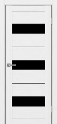 Полотно Турин 526АПП max SB лакобель чёрный белый лёд Цвет Белый лёд Размер 800х2000мм Покрытие Экошпон Стекло Черное