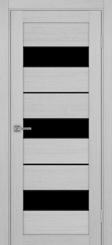 Полотно Турин 526АПП max SB лакобель чёрный дуб серый Цвет Дуб серый Размер 700х2000мм Покрытие Экошпон Стекло Черное