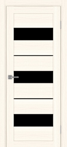 Полотно Турин 526АПП max SB лакобель чёрный ясень светлый Цвет Ясень светлый Размер 600х2000мм Покрытие Экошпон Стекло Черное