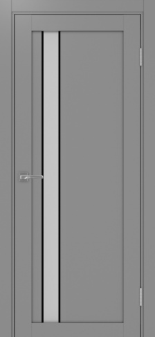 Полотно Турин 528АПС SB мателюкс серый Цвет Серый Размер 800х2000мм Покрытие Экошпон Стекло Матовое