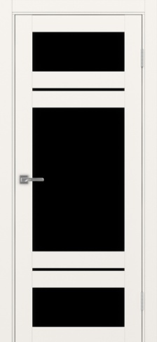 Полотно Турин  532.22222 бежевый Цвет Бежевый Размер 800х2000мм Покрытие Экошпон Стекло Черное