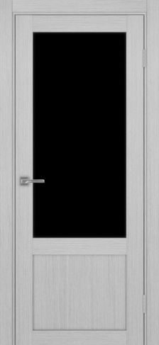 Полотно Турин 540ПФ.21 дуб серый Цвет Дуб серый Размер 700х2000мм Покрытие Экошпон Стекло Черное