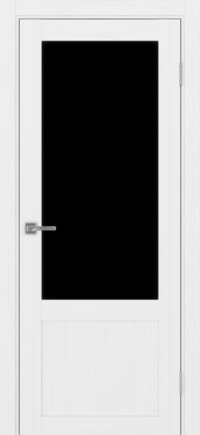 Полотно Турин 540ПФ.21 лакобель чёрный белый лёд Цвет Белый лёд Размер 800х2000мм Покрытие Экошпон Стекло Черное
