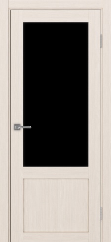 Полотно Турин 540ПФ.21 лакобель чёрный ясень перламутровый Цвет Ясень перламутр Размер 700х2000мм Покрытие Экошпон Стекло Черное