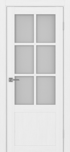 Полотно Турин 541ПФ.21 мателюкс белый лёд Цвет Белый лёд Размер 700х2000мм Покрытие Экошпон Стекло Матовое