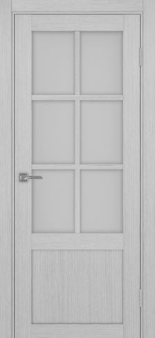 Полотно Турин 541ПФ.21 мателюкс дуб серый Цвет Дуб серый Размер 600х2000мм Покрытие Экошпон Стекло Матовое