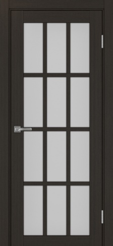 Полотно Турин 542 мателюкс венге Цвет Венге Размер 700х2000мм Покрытие Экошпон Стекло Матовое