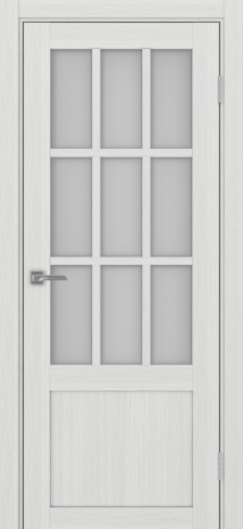 Полотно Турин 542ПФ.21 мателюкс ясень серебристый Цвет Ясень серебристый Размер 700х2000мм Покрытие Экошпон Стекло Матовое