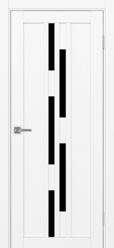 Полотно Турин 551 белый снежный Цвет Белый снежный Размер 600х2000мм Покрытие Экошпон Стекло Черное