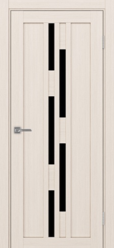 Полотно Турин 551 ясень перламутровый Цвет Ясень перламутр Размер 700х2000мм Покрытие Экошпон Стекло Черное