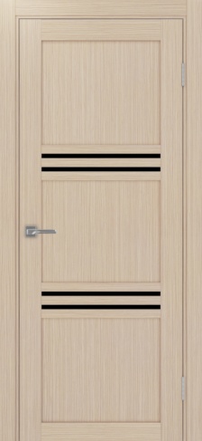 Полотно Турин 553 дуб белёный Цвет Дуб белёный Размер 700х2000мм Покрытие Экошпон Стекло Черное