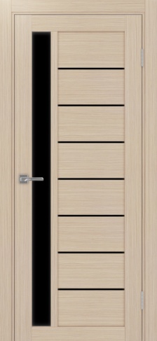 Полотно Турин 554 дуб белёный Цвет Дуб белёный Размер 800х2000мм Покрытие Экошпон Стекло Черное