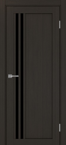 Полотно Турин 555 венге Цвет Венге Размер 600х2000мм Покрытие Экошпон Стекло Черное