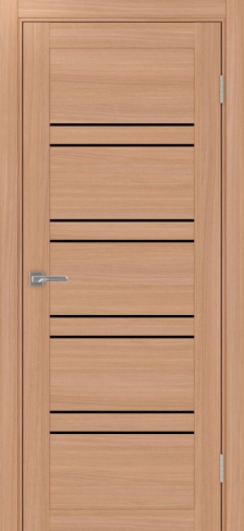 Полотно Турин 560 ясень тёмный Цвет Ясень тёмный Размер 600х2000мм Покрытие Экошпон Стекло Черное