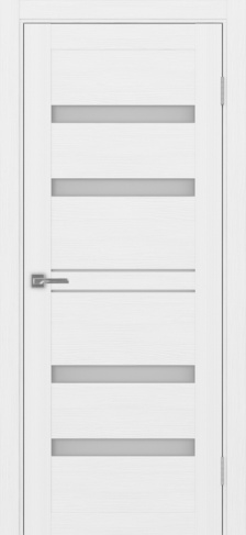 Полотно Турин 561 белый лёд Цвет Белый лёд Размер 700х2000мм Покрытие Экошпон Стекло Матовое