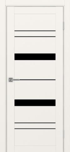 Полотно Турин 562 бежевый Цвет Бежевый Размер 800х2000мм Покрытие Экошпон Стекло Черное