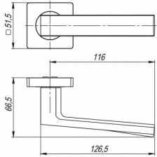 Ручка Ajax (Аякс) K.JK51.ERGO (ERGO JK) BL-24 черный